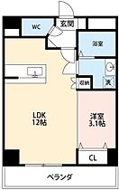 アネックス若松 301 ｜ 愛知県岡崎市若松東1丁目6-3（賃貸マンション1LDK・3階・36.66㎡） その2