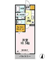 アイルーム 202 ｜ 愛知県岡崎市材木町1丁目47（賃貸アパート1K・2階・33.34㎡） その2