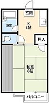 エレガンス稲荷 201 ｜ 愛知県岡崎市宇頭町字稲荷96-1（賃貸アパート1K・2階・22.68㎡） その2