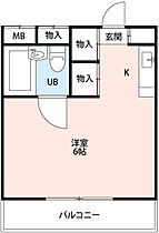 サンメイツ 208 ｜ 愛知県岡崎市中町3丁目5-7（賃貸マンション1R・2階・17.20㎡） その2