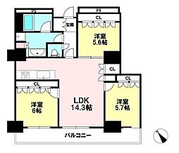 物件画像 阿波座ライズタワーズフラッグ46