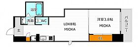 クローバーレジデンス桑津  ｜ 大阪府大阪市東住吉区桑津4丁目8-5（賃貸マンション1LDK・4階・27.07㎡） その2