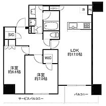 シエリアタワー大阪福島  ｜ 大阪府大阪市福島区福島7丁目（賃貸マンション2LDK・28階・70.65㎡） その2