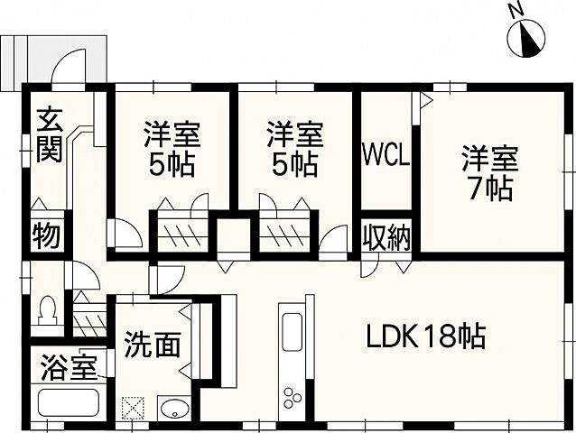 間取り 熊本市北区龍田7丁目