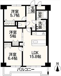 間取図画像 3LDK