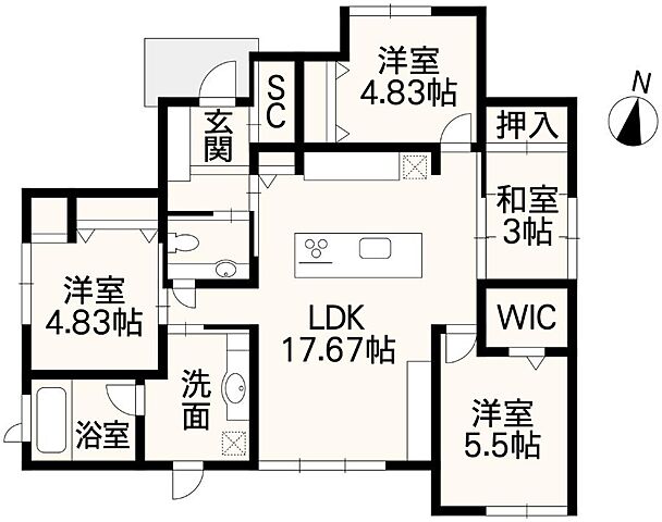 間取り 熊本市東区小山7丁目