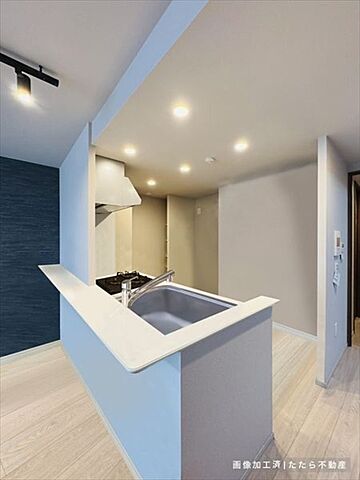 キッチン サーパスシティ平成マークテラス（ペット可マンション） 9階/-