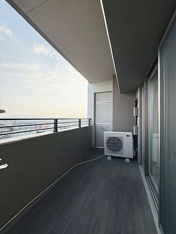 バルコニー サーパスシティ平成マークテラス（ペット可マンション） 9階/-