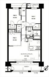 レ・ジェイド熊本日赤通り 3LDKの間取図画像