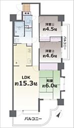 ファーストグランド水前寺 3LDKの間取図画像