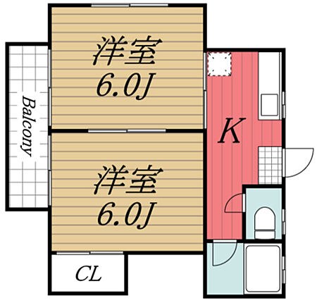 神山コーポ_間取り_0