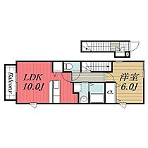 千葉県市原市根田1丁目（賃貸アパート1LDK・2階・42.37㎡） その2