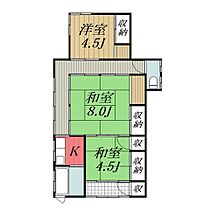 千葉県市原市廿五里（賃貸一戸建3K・1階・56.31㎡） その2