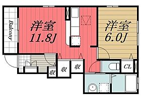 千葉県市原市国分寺台中央1丁目（賃貸アパート1LDK・1階・42.80㎡） その2