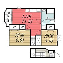 千葉県市原市姉崎（賃貸アパート2LDK・2階・58.53㎡） その2