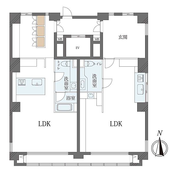 間取りを拡大表示