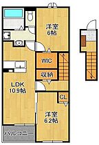 ヒカルサ行橋　I  ｜ 福岡県行橋市大字上検地（賃貸アパート2LDK・2階・58.60㎡） その2