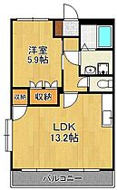 フォンティーヌ  ｜ 福岡県行橋市西宮市1丁目（賃貸アパート1LDK・2階・45.00㎡） その2