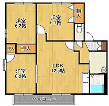 ディアス曽根　C棟  ｜ 福岡県北九州市小倉南区東貫2丁目（賃貸アパート3LDK・2階・65.08㎡） その2