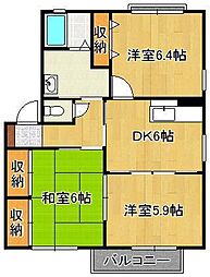 ヴァン・ヴェール　Ｂ棟 2階