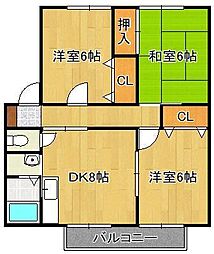 サンビレッジ葛原A棟 2階/-