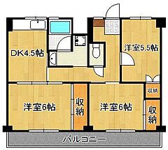 物件の間取り