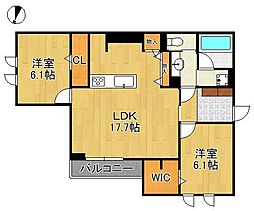 フース ヒュッゲ行橋II 2階