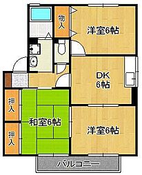 セジュールK A棟 2階