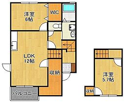 ストーリー愛  ｜ 福岡県北九州市小倉南区葛原高松1丁目（賃貸アパート2LDK・2階・64.32㎡） その2