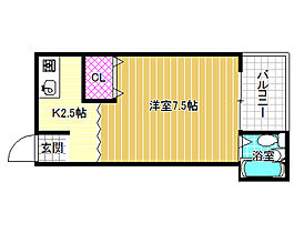 野村学生マンション  ｜ 大阪府南河内郡河南町大字一須賀（賃貸マンション1K・1階・19.44㎡） その2