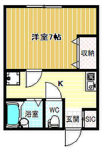 グランドオール正和 101｜大阪府松原市上田6丁目(賃貸マンション1K・1階・22.71㎡)の写真 その2