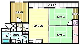 ラインプラザ本郷  ｜ 大阪府柏原市本郷4丁目（賃貸マンション3LDK・2階・61.87㎡） その2