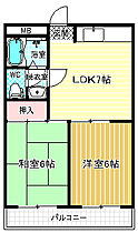 ファミティ弐番館  ｜ 大阪府羽曳野市誉田3丁目（賃貸マンション2DK・4階・36.85㎡） その2