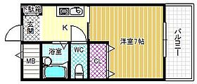 グレード小山  ｜ 大阪府藤井寺市小山1丁目（賃貸マンション1K・2階・20.50㎡） その2