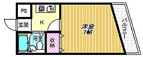 城山ハイツ  ｜ 大阪府羽曳野市古市6丁目（賃貸マンション1K・3階・20.00㎡） その2