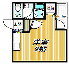 ゴールドハイツ  ｜ 大阪府羽曳野市碓井3丁目（賃貸マンション1R・2階・25.00㎡） その2