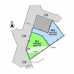 物件画像 大和市下鶴間全2区画建築条件ナシ売地