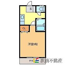 クワコーポ新地B 102 ｜ 福岡県大牟田市新地町13-1（賃貸アパート1K・1階・26.49㎡） その2