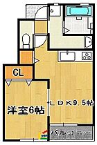 ムーンストーン　A棟 101 ｜ 福岡県大牟田市大字歴木1547-1（賃貸アパート1LDK・1階・43.09㎡） その2