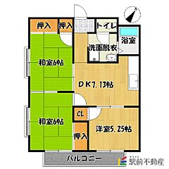 物件の間取り