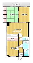 築町マンション 402 ｜ 福岡県大牟田市築町2-9（賃貸マンション3LDK・4階・60.39㎡） その2