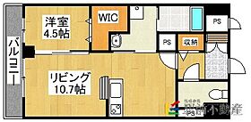 Y’sスクエア本町南 404 ｜ 福岡県大牟田市本町4丁目12-7（賃貸マンション1LDK・4階・40.02㎡） その2