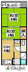 間取図画像 2K