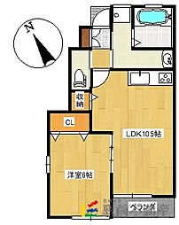 NeoAvantiOne 1LDKの間取図画像