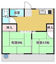 吉野コーポ 102 ｜ 福岡県大牟田市吉野2989-1（賃貸アパート2DK・1階・38.00㎡） その2