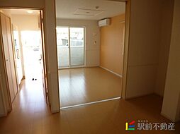 西鉄天神大牟田線 新栄町駅 徒歩12分の賃貸アパート 1階2DKのリビング/ダイニング