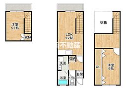 シークエンス鳥塚1 2LDKの間取図画像