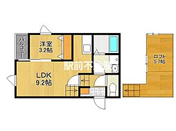 間取図画像 1LDK