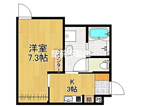 IF Airy court 301 ｜ 佐賀県鳥栖市桜町1448-4（賃貸アパート1K・3階・26.08㎡） その2