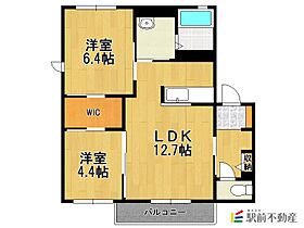 ビューハイムII A201 ｜ 佐賀県鳥栖市弥生が丘5丁目236（賃貸アパート2LDK・2階・54.98㎡） その2